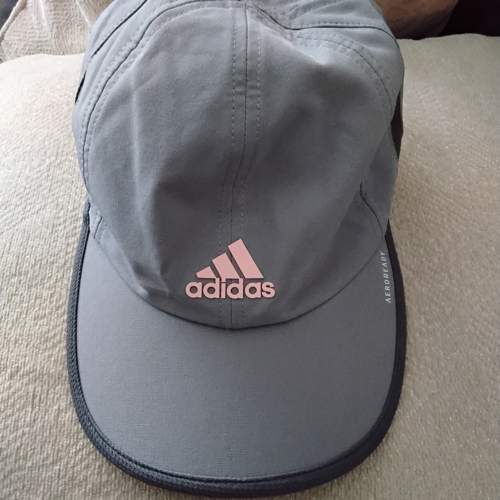 Adidas Gray and Pink Cap